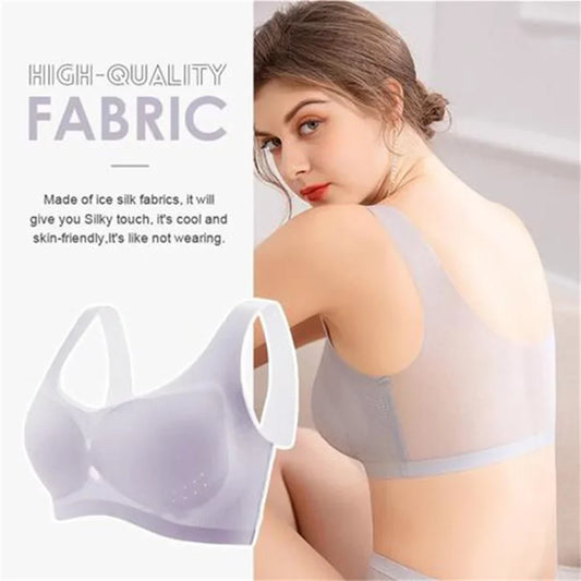 "NAYSA"  Breathable - Thin Ice Silk Seamless Bra  (Set of 5)